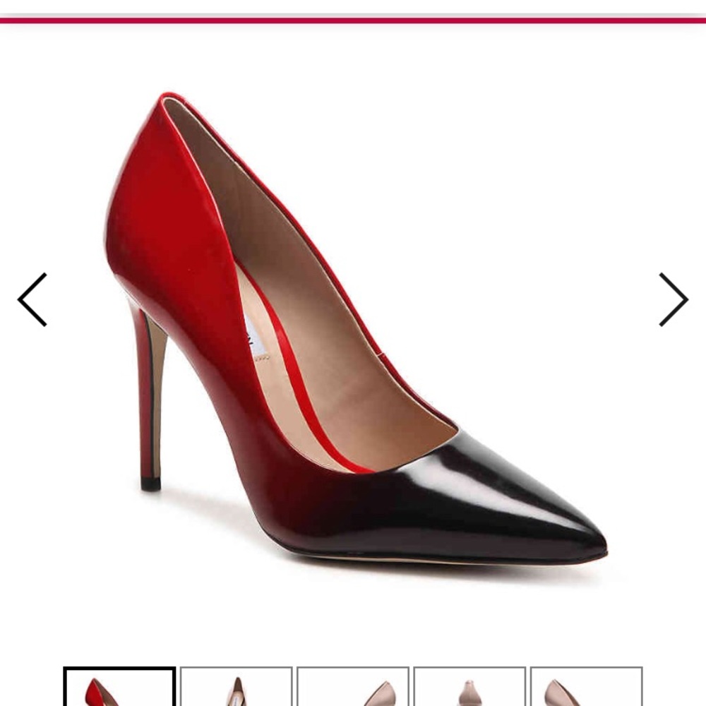 Steve Madden Zoey Pump Red-Black Ombré